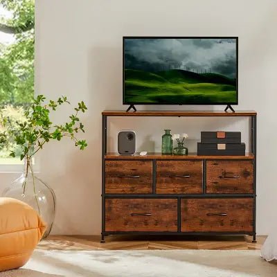 Meuble Salon - NewFabricStorage™ - Marron