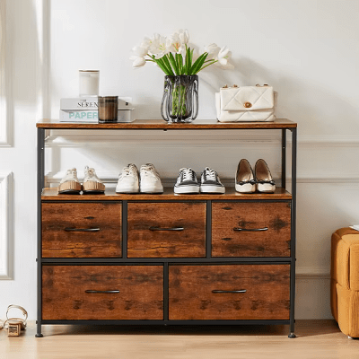 Meuble Salon - NewFabricStorage™ - Marron