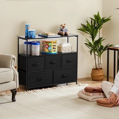 Meuble Salon - NewFabricStorage™ - Noir
