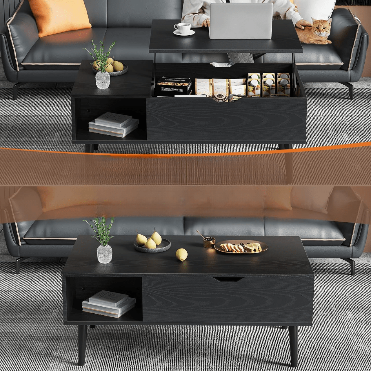 Table Basse - LivingRoomTable™ - Noir